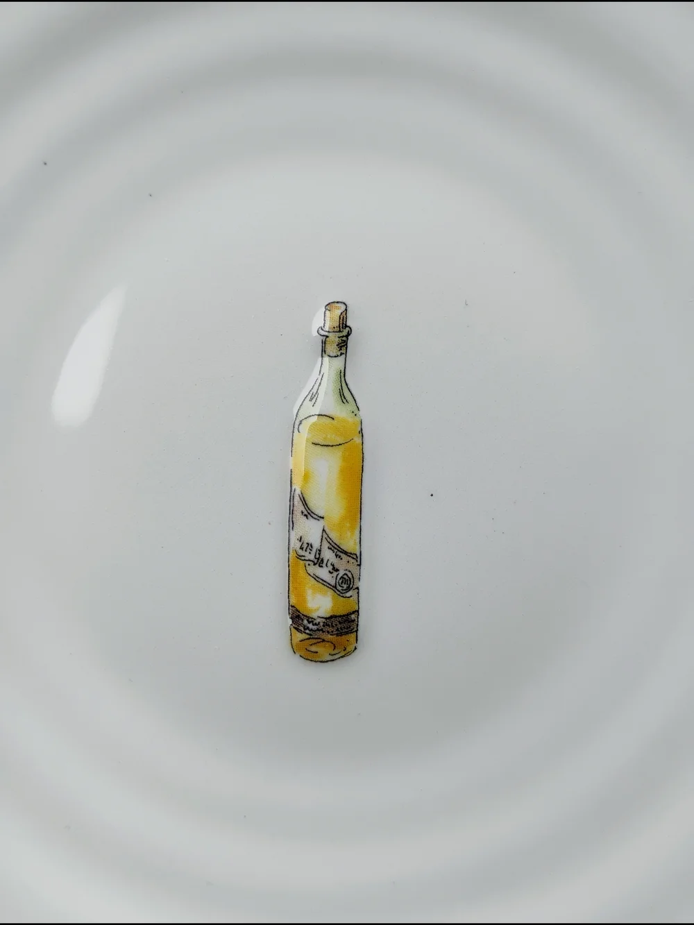 RARE Williams Sonoma Appetizer Cocktail Plate Embossed Wine Bottles Set Of 6